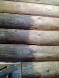Как производится шлифовка деревянного дома?