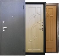 Популярные способы отделки металлических дверей